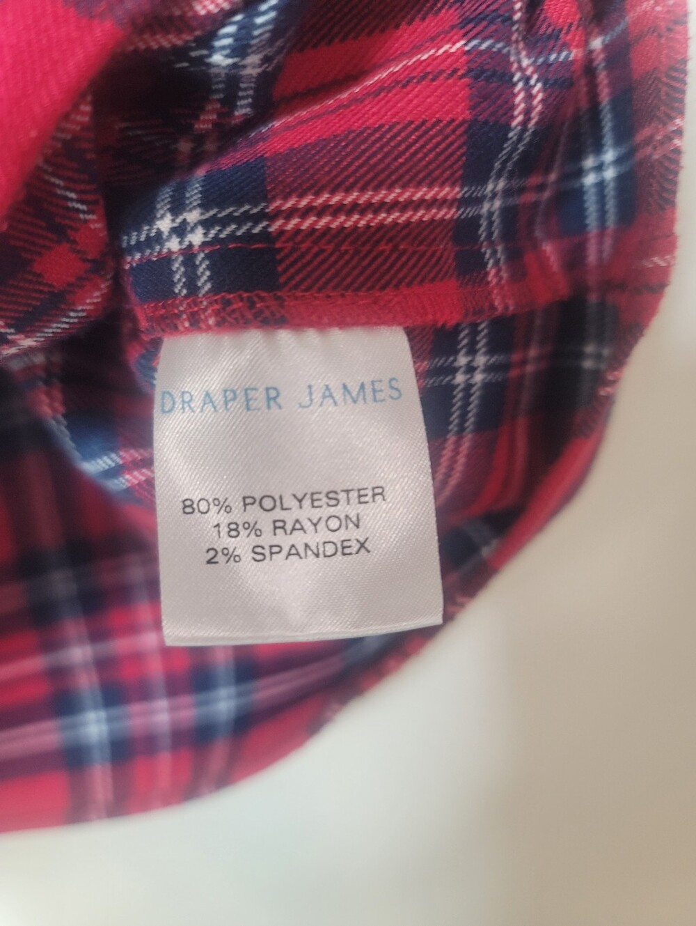 Draper James Angie Plaid Bow Back Top Size XL - Picture 9 of 9